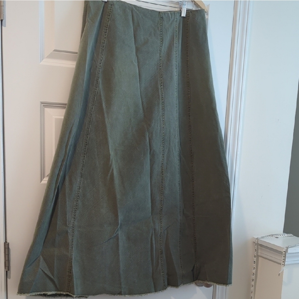 Olive Green Women's Skirt
